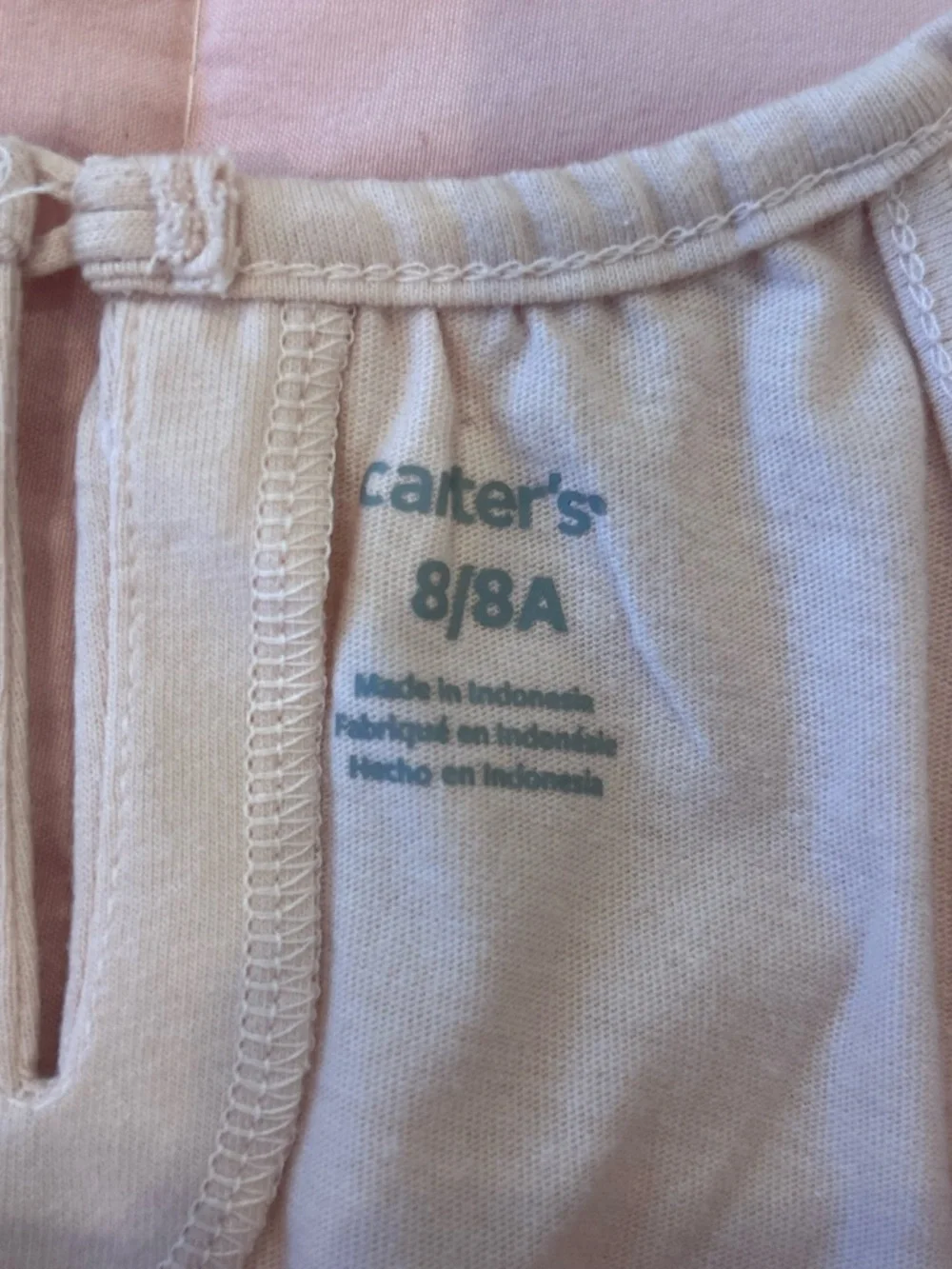 Carter’s Pink Crochet Flowy Tank Top